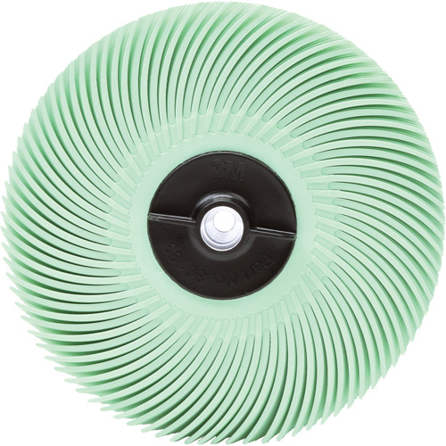 Scotch-Brite Radial Bristle Disc, Aluminum Oxide, 1 Micron Grit, 3" Dia. R.M.G. Prévention