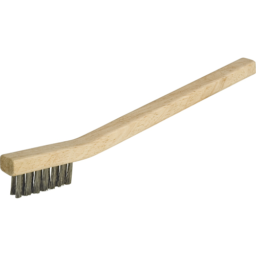 Small Cleaning Industrial-Duty Scratch Brush, Stainless Steel, 3 x 7 Wire Rows, 7-3/4" Long R.M.G. Prévention