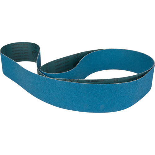 Abrasive Sanding Belt, 4" W x 137" L, Zirconia Alumina, 80 Grit R.M.G. Prévention