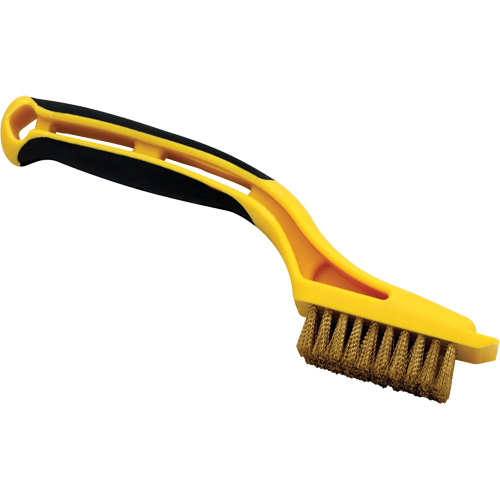 Mini-brosse, Laiton, 5 x 10 rangs de fils, Longueur 8-1/4" R.M.G. Prévention