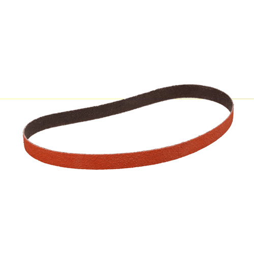 Cloth Belt 777F, 1/2" W x 18" L, Aluminum Oxide/Ceramic, P180 Grit R.M.G. Prévention