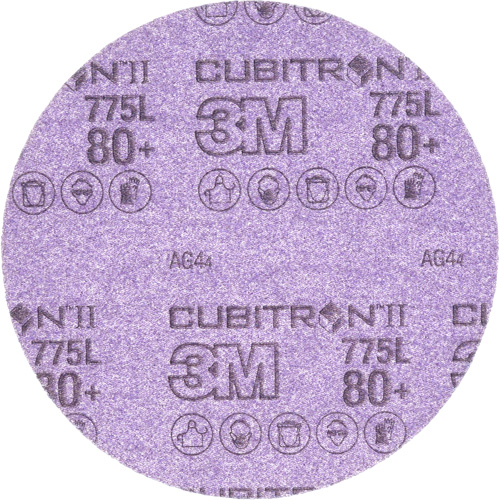 6" Cubitron II 775L Disc - 80 Grit, 6" Dia., 80+ Grit R.M.G. Prévention