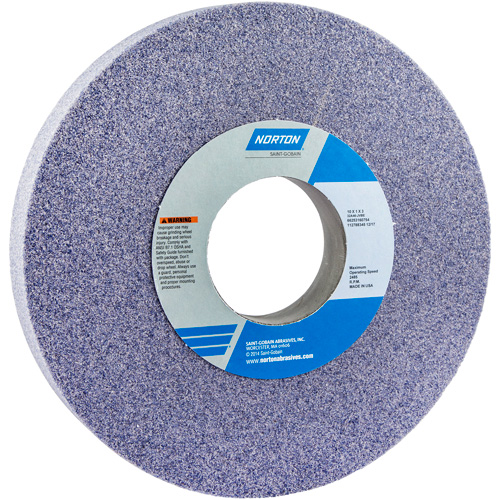 32A Cylindrical Wheel, 10" x 1", 3" Arbor, 1, Aluminum Oxide R.M.G. Prévention