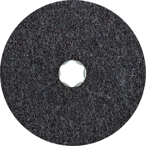 Disc de conditionnement de surface &agrave; boucles et crochets, 4-1/2" dia., Grain Moyen, Oxyde d'aluminium R.M.G. Prévention