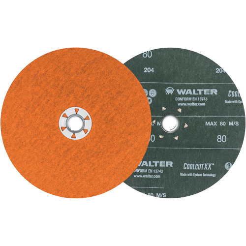 Disque de sablage Coolcut XX, 7" dia., Grain 80, C&eacute;ramique R.M.G. Prévention
