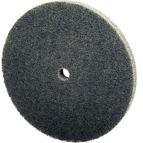 Scotch-Brite EXL Unitized Wheel, 3" x 1/4", 1/4" Arbor, Fine Grit, Silicon Carbide R.M.G. Prévention