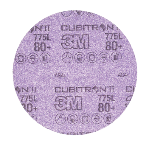 Rouleau de disques abrasifs Cubitron II Stikit, 6" dia., Grain 80+, C&eacute;ramique R.M.G. Prévention