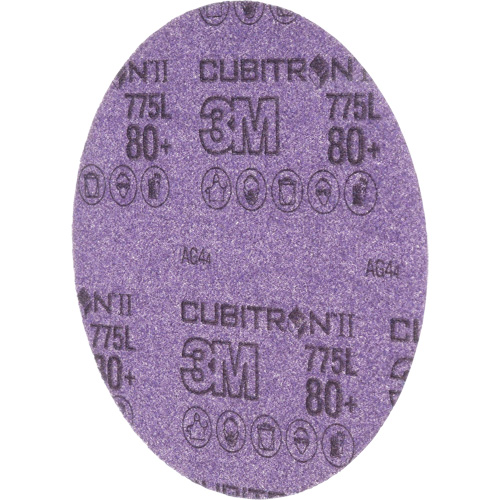 Rouleau de disques abrasifs Cubitron II Stikit, 6" dia., Grain 80+, C&eacute;ramique R.M.G. Prévention