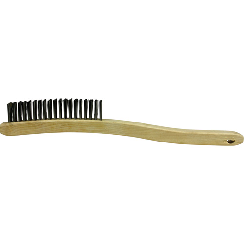 Brosse de nettoyage, Acier inoxydable, 3 x 19 rangs de fils, Longueur 13-11/16" R.M.G. Prévention