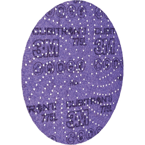 Cubitron II Hookit Film Disc 775L, 5" Dia., 80+ Grit, Ceramic, F-Weight R.M.G. Prévention