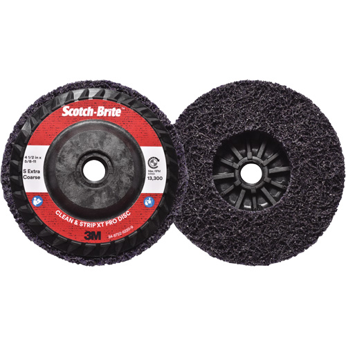 Scotch-Brite Clean & Strip XT Pro Disc, 4-1/2" Dia., Extra Coarse Grit, Silicon Carbide R.M.G. Prévention