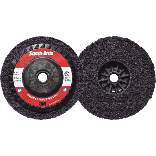 Scotch-Brite Clean & Strip XT Pro Disc, 5" Dia., Extra Coarse Grit, Silicon Carbide R.M.G. Prévention