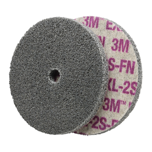 Scotch-Brite EXL Unitized Wheel, 6" x 1/4", 1/4" Arbor, Fine Grit, Aluminum Oxide/Ceramic/Zirconium R.M.G. Prévention