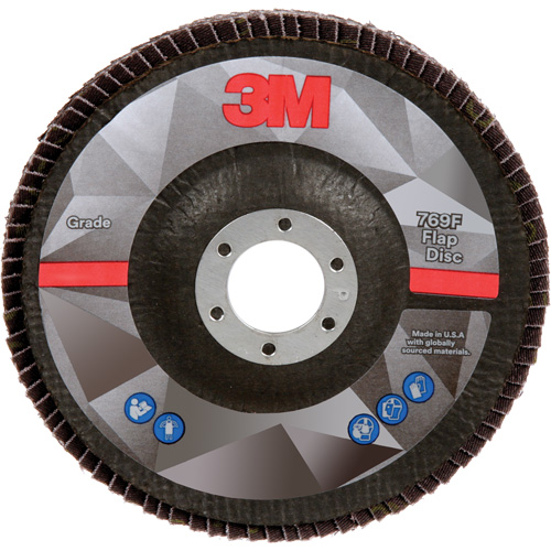 769F Quick Change Flap Disc, 5" x 7/8", Type 29, 40+ Grit, Ceramic R.M.G. Prévention