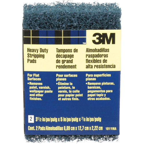 Heavy-Duty Stripping Pads, Aluminum Oxide, 3-1/2" x 5", Coarse Grit R.M.G. Prévention