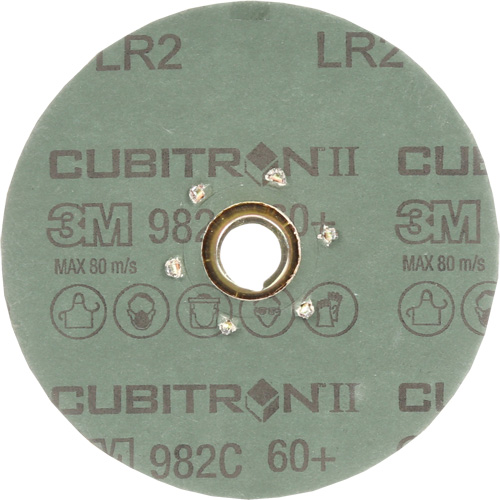 Cubitron II 982C Fibre Disc, Ceramic, 60+, 4-1/2" Dia R.M.G. Prévention