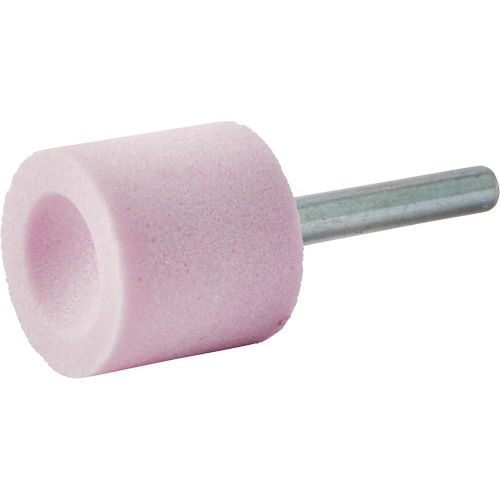 Meule mont&eacute;e vitrifi&eacute;e, A38, Oxyde d'aluminium, 1" dia., 1" lo, 80 Grain R.M.G. Prévention