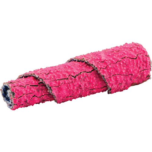 Rouleaux de cartouches en spirale pleine conique R928, 60 Grain, 3/8" dia., C&eacute;ramique d'alumine, 1-1/2" lo, 1/8" Dimension de l'arbre R.M.G. Prévention