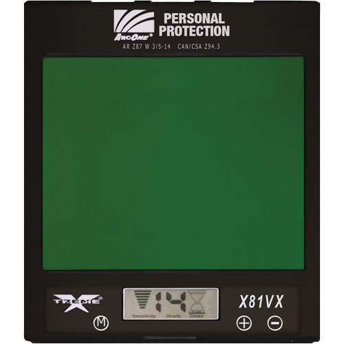 Lentille autoassombrissante ArcOne Xtreme, 4-1/2" la x 5-1/2" h Champ de vision, Pour utilisation avec Xtreme&reg; R.M.G. Prévention