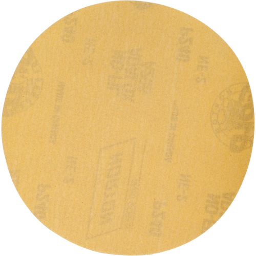 Gold Reserve A296 Paper H&L Vacuum Disc, 6" Dia., 240 Grit, Aluminum Oxide, C-Weight R.M.G. Prévention