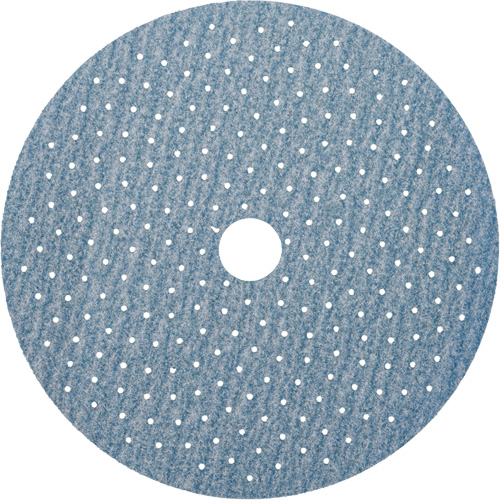 Dry Ice Multi-Air Cyclonic A975 H&L Center Hole Vacuum Disc, 6" Dia., P280 Grit, Ceramic Alumina R.M.G. Prévention
