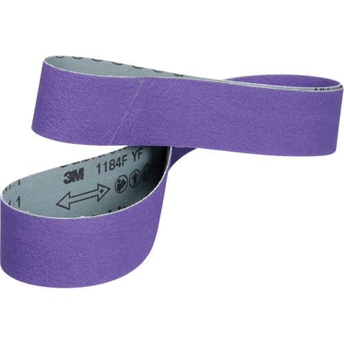 Cubitron 3 Cloth Belt 1184F, 2" W x 132" L, Ceramic, 80+ Grit R.M.G. Prévention