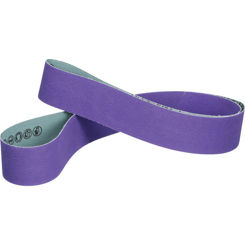 Cubitron 3 Cloth Belt 1184F, 2" x 132" L, Ceramic, 60+ Grit R.M.G. Prévention