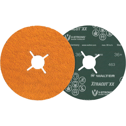 Disque XTRACUT XX, C&eacute;ramique, 36+, 6" Dia x 7/8" Arbre R.M.G. Prévention