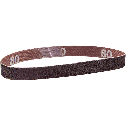Metalite&reg; Cloth File Sanding Belt, 1/2" W x 12" L, Aluminum Oxide, 100 Grit R.M.G. Prévention