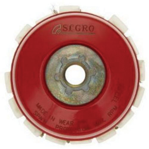 Brosse-boisseau en fil m&eacute;tallique serti avec grille de protection R.M.G. Prévention