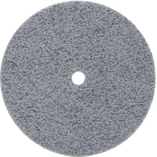 Disque unifi&eacute; non tiss&eacute; Bear-Tex, 3" x 1/4", Arbre de 3/8", Grain de Fin, Carbure de silicium R.M.G. Prévention