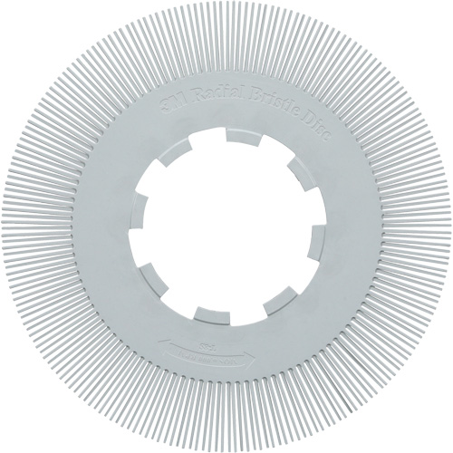 Brosse radiale en soies de pr&eacute;cision type S PN-RB sans adaptateur Scotch-Brite , C&eacute;ramique, Grain 120+, 8" dia. R.M.G. Prévention