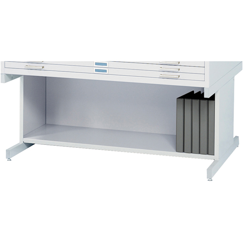 High Base for Steel Plan File Cabinet R.M.G. Prévention