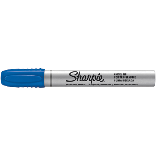Permanent Markers - Berol Liquid Tip, Blue, Chisel Tip R.M.G. Prévention