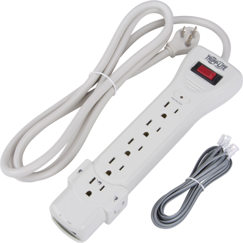 Protect-It Surge Suppressors, 7 Outlets, 1080 J, 1800 W, 6' Cord R.M.G. Prévention