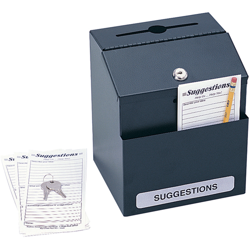 Boîtes &agrave; suggestions R.M.G. Prévention