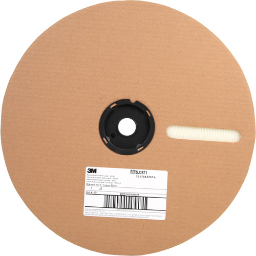 Attache, Crochet, 50 vg x 1", Adh&eacute;sif, Blanc R.M.G. Prévention