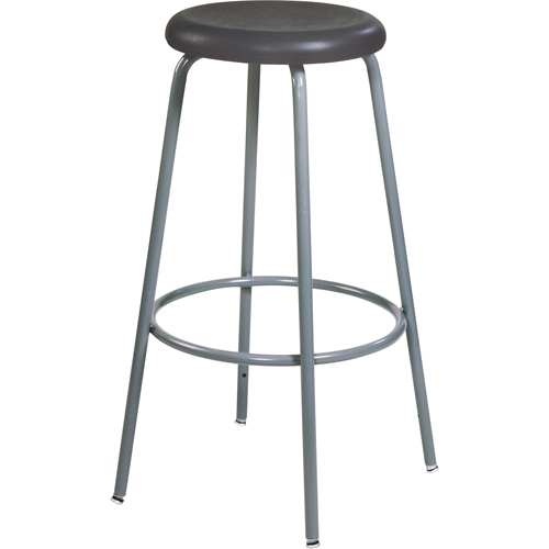 Tabouret de s&eacute;rie 500, Stationnaire, Ajustable, 20" - 28", Polyur&eacute;thane Si&egrave;ge, Noir R.M.G. Prévention