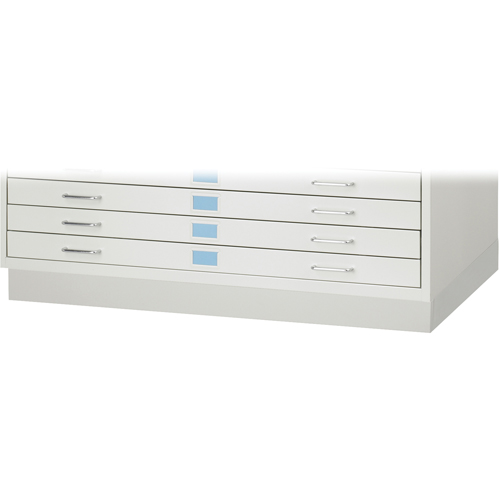 Closed Base for Facil Flat File Cabinets R.M.G. Prévention
