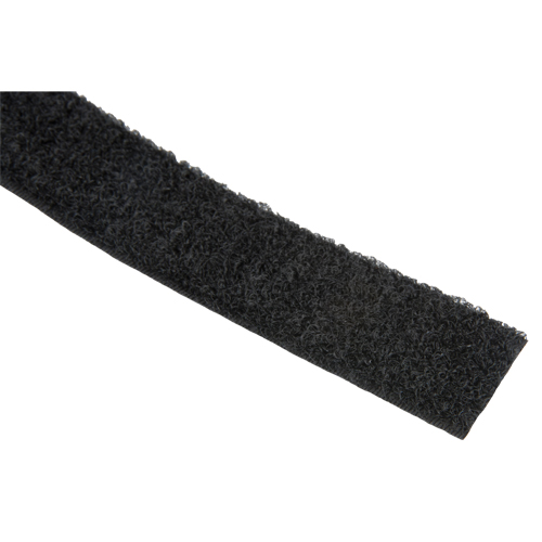 Bande d'attaches, Boucle, 50 vg x 1", Cousu, Noir R.M.G. Prévention