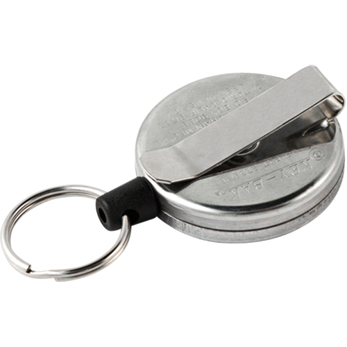 Original Self Retracting Reels #485-HDK, Chrome, 48" Cable, Belt Clip Attachment R.M.G. Prévention