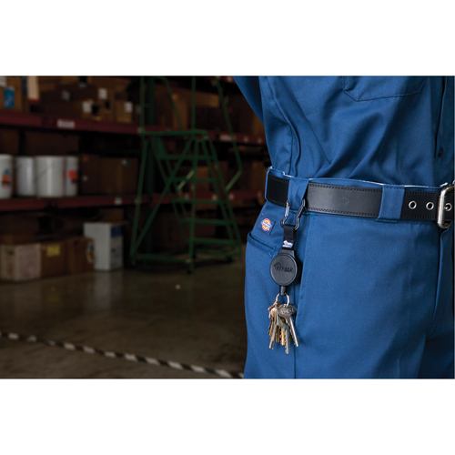 Mid6 Series Mid Size Retractors #6, Polycarbonate, 36" Cable, Belt Clip Attachment R.M.G. Prévention