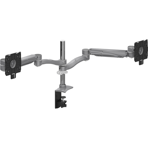 Dual Screen Height Adjustable Monitor Arms R.M.G. Prévention
