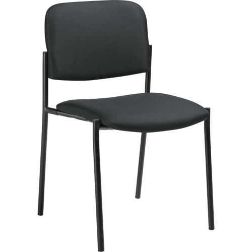 Armless Stacking Chairs, Fabric, 32" High, 300 lbs. Capacity, Charcoal R.M.G. Prévention
