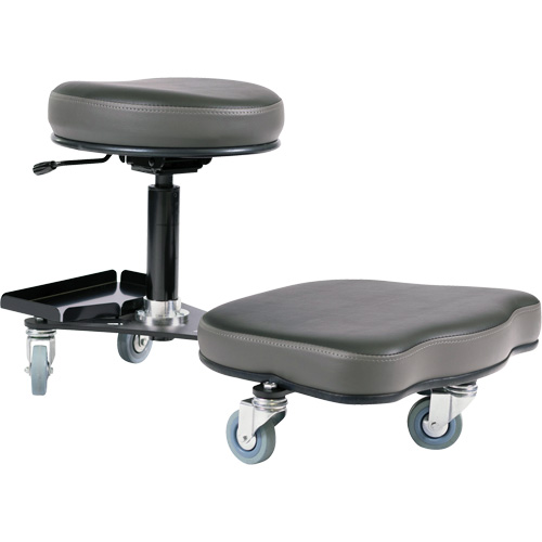 Flex Ergonomic Chair, Vinyl, Black/Grey R.M.G. Prévention