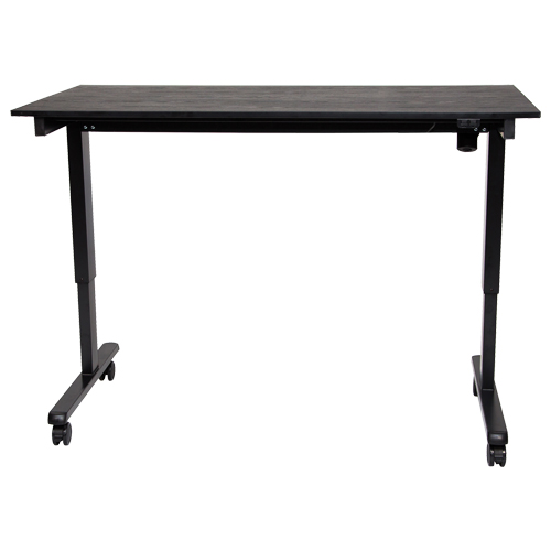 Bureau ajustable pour travail debout, , 45-1/4" h x 29-1/2" p, Noir R.M.G. Prévention