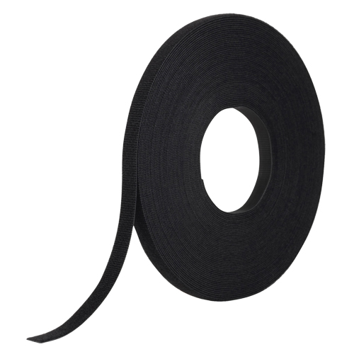 Ruban d'attaches One-Wrap, Boucle et crochet, 25 vg x 1/2", Auto-aggripant, Noir R.M.G. Prévention