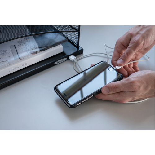Onyx USB Powered Desk Organizer R.M.G. Prévention