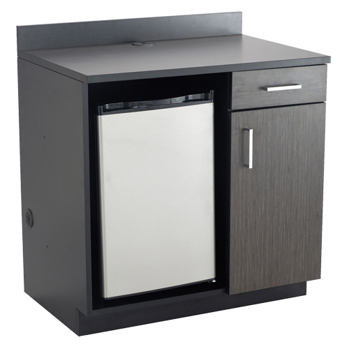 Armoire modulaire, M&eacute;lamine, 39" h x 36" la x 25" P, Nuit d'Asie/noir R.M.G. Prévention
