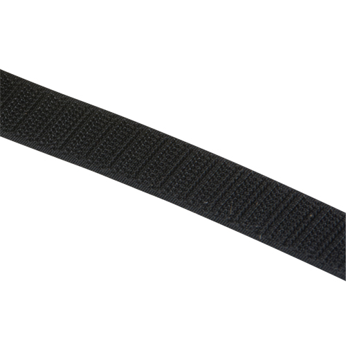 Ruban d'attaches, Crochet, 25 vg x 3/4", Cousu, Noir R.M.G. Prévention